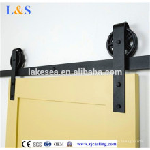 Black Big Wheel Door Accessories For wood door hardware